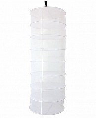 Sušící síť Drynet, 8 pater, Ø55cm, výška 175cm, bílá