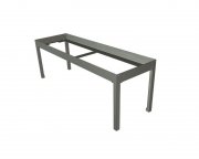 Basic stůl kovový pro vanu 110*33cm, výška 36cm